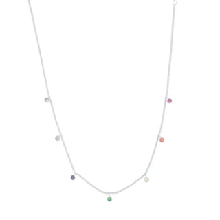Rainbow Crystal Stardust Necklace