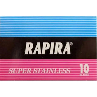Rapira Classic Super Stainless Double Edge Razor Blades - 10x10 Pack
