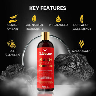 Infused Mango Shampoo 12 FL OZ Premium Quality