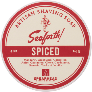 Spearhead Shaving Co. Seaforth Spiced Artisan Shaving Soap 4 Oz
