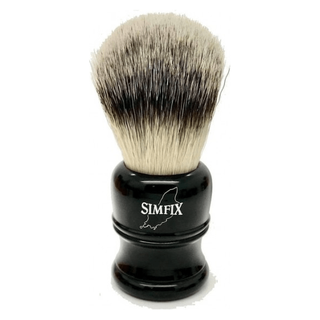 Simfix SF1 Synthetic Bristle Faux Ebony Shaving Brush