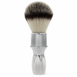 Alpha Brush & Shaving Co. T-400 Silver 24mm Shaving Brush