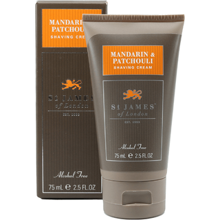 St James of London Mandarin & Patchouli Shaving Cream Tube 75ml