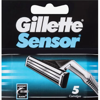 Gillette Sensor Cartridges - 5 Cartridges Pack
