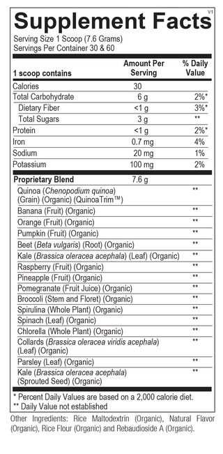 Super Fruits & Veggies Powder Dietary Supplement
