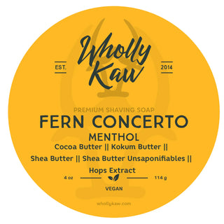 WHOLLY KAW FERN CONCERTO SHAVING SOAP