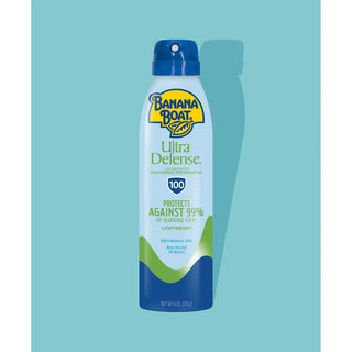 Banana Boat Ultra Mist Ultra Defense Sunscreen, Continuous Spray, Clear, SPF 85 - 6 Oz