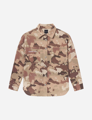 What a Friend in Jesus Camo Shacket