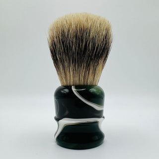 Simpson LE Chubby 2 Super Badger Emerald Dark Candy Shaving Brush