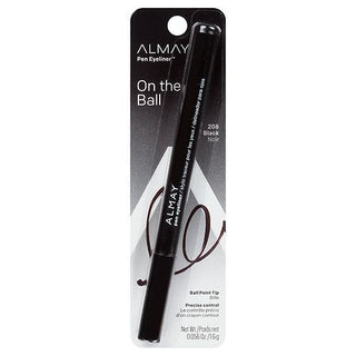Almay Pen Eyeliner Ball Point Tip Black 208 0.56 oz