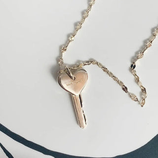 Amour Key Necklace - Final Sale