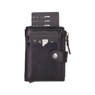 Andalusia Genuine Leather Pop-Up Cardholder with RFID Protection