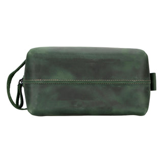 Oswego Men's Leather Dopp Kit & Small Travel Handbag