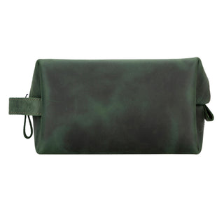 Oswego Men's Leather Dopp Kit & Small Travel Handbag