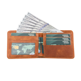 Arvada Handmade Bifold Leather Men Wallet