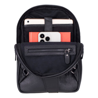 Athens Unisex Leather Cross Bag