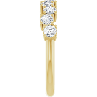 Aurielle 14K Gold Lab-Grown Diamond Anniversary Band – 9/10 CTW