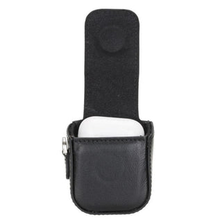 Aurora Luxury Leather AirPods Case with Attached Wrist Strap
