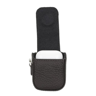 Aurora Luxury Leather AirPods Case with Attached Wrist Strap