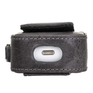 Aurora Luxury Leather AirPods Case with Attached Wrist Strap