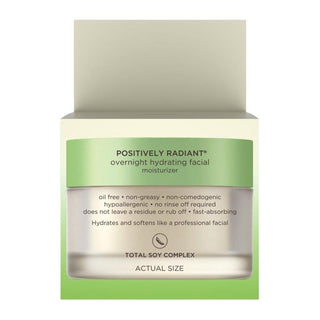 Aveeno Positively Radiant Overnight Moisturizer Soy Extract 1.7 oz