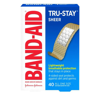 Band-Aid Brand Tru-Stay Sheer Adhesive Bandages