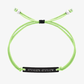 Lime Custom String Bracelet