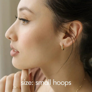 Carolina Thick Hoops (available in 3 sizes)