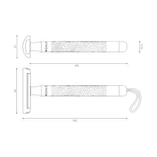 MuHLE Companion Unisex For Head And Body Safety Razor [RCOM01]