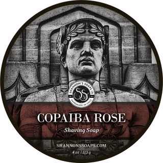 Shannons Soap Copaiba Rose Shaving Soap 4 Oz