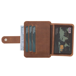 Cortez Handcrafted Leather Slim Wallet with Card Holder