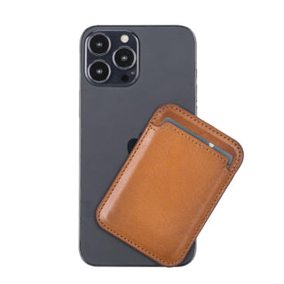 Cortland Full-Grain Leather Card Holder Wallet with Magnet