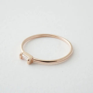Crystal Baguette Ring