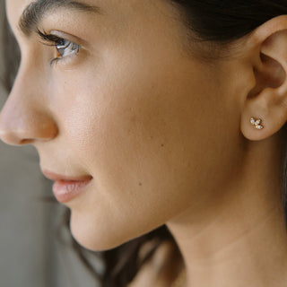 Crystal Lotus Studs