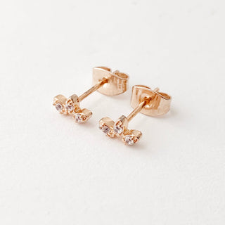 Crystal Lotus Studs