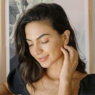 Crystal Lotus Studs