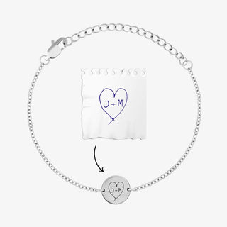 The Silver Classics: Handwriting Jewelry Set