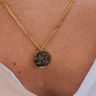 Custom Star Map Coin Charm