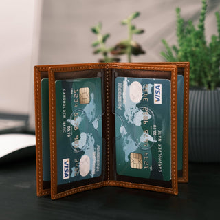 Denver Luxury Full-Grain Leather Cardholder for Men