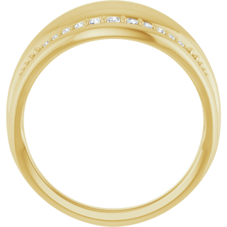 Éclat Ligne 14K Gold Natural Diamond Band – 1/5 CTW