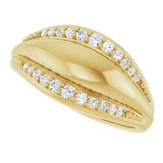 Éclat Ligne 14K Gold Natural Diamond Band – 1/5 CTW