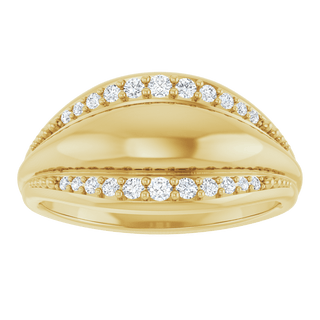 Éclat Ligne 14K Gold Natural Diamond Band – 1/5 CTW
