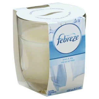 Febreze Candle Air Freshener, Linen & Sky, 5.5 oz