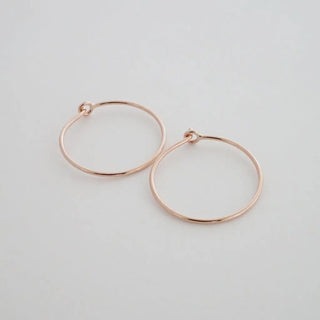 Everyday Hoops, 14k Gold