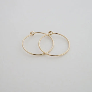 Everyday Hoops, 14k Gold