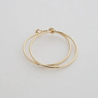 Everyday Hoops, 14k Gold