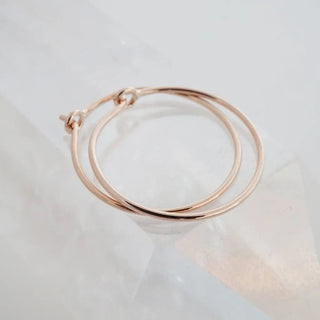 Everyday Hoops, 14k Gold