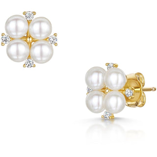 Clover Pearl Earrings