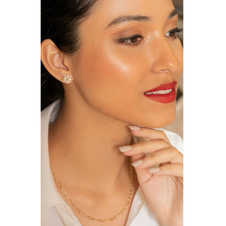 Clover Pearl Earrings