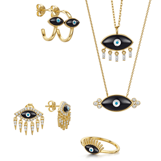 Divine Eye- Lucky Eye Hoop Earrings